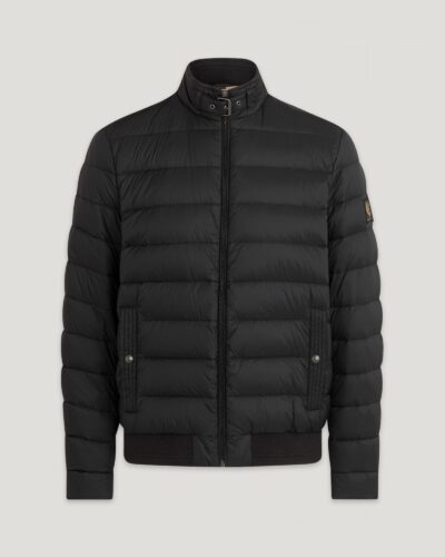 Belstaff Circuit Jacket Men's Down Filled Nylon Black Size UK 36