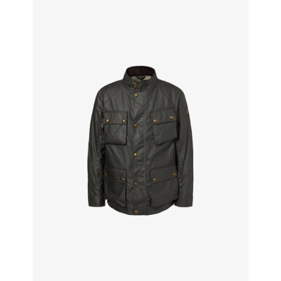 Belstaff Mens Belstaff Fieldmaster High-Neck Waxed-Cotton Jacket