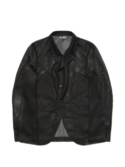 Black Comme Des Garçons notch-lapel blazer