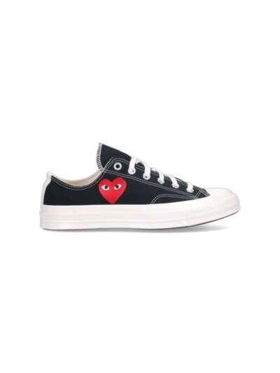 COMME DES GARCONS PLAY Sneakers Black Cotton - Unisex