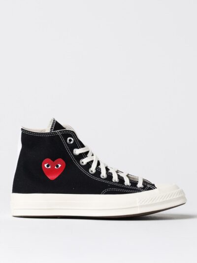 COMME DES GARÇONS PLAY X CONVERSE Sneakers Men color Black