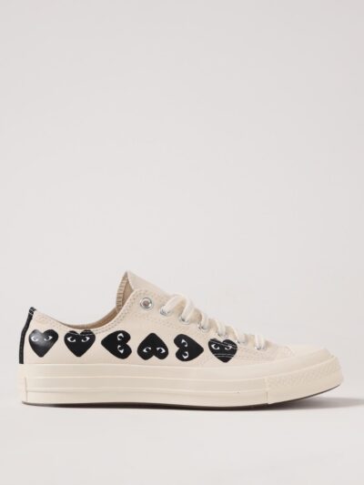 COMME DES GARÇONS PLAY X CONVERSE Sneakers Men color White