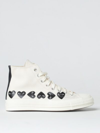 COMME DES GARÇONS PLAY X CONVERSE Sneakers Men color White