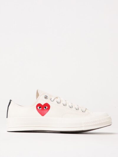 COMME DES GARÇONS PLAY X CONVERSE Sneakers Men color White