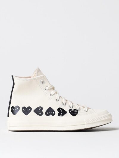 COMME DES GARÇONS PLAY X CONVERSE Sneakers Men color White