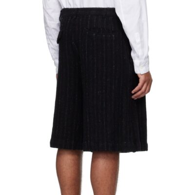 Comme Des Garcons Homme Plus Comme Des Garçons Homme Plus Wool Shorts Black Nylon - Men