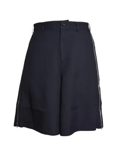Comme Des Garçons side-zip shorts - Black