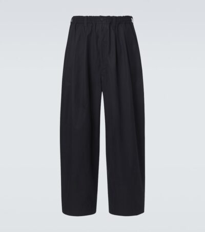 Comme des GarÃ§ons Homme Cotton twill wide-leg pants