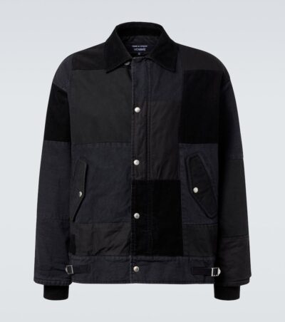 Comme des GarÃ§ons Homme Paneled cotton Oxford jacket