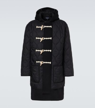 Comme des GarÃ§ons Homme Quilted wool duffel coat