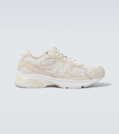 Comme des GarÃ§ons Homme x New Balance 2010 leather-trimmed sneakers