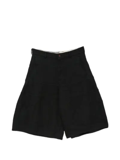 Comme des Garçons Homme Plus belt-loop shorts - Black