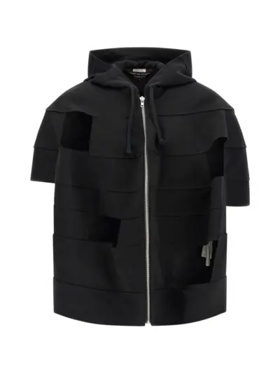Comme des Garçons Homme Plus cut-out armor-inspired jacket - Black