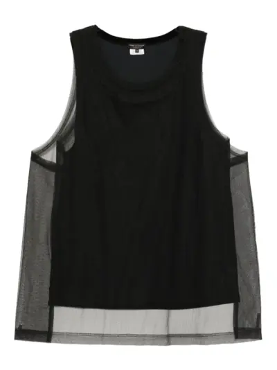 Comme des Garçons Homme Plus double-layer vest - Black