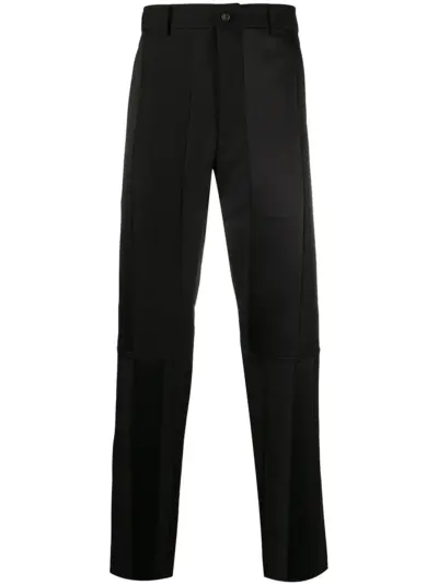 Comme des Garçons Homme Plus panelled straight-leg trousers - Black
