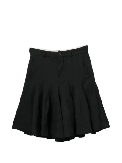 Comme des Garçons Homme Plus pleated shorts - Black