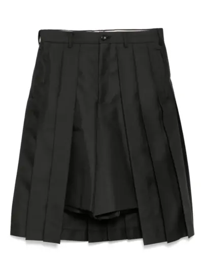 Comme des Garçons Homme Plus pleated shorts - Black