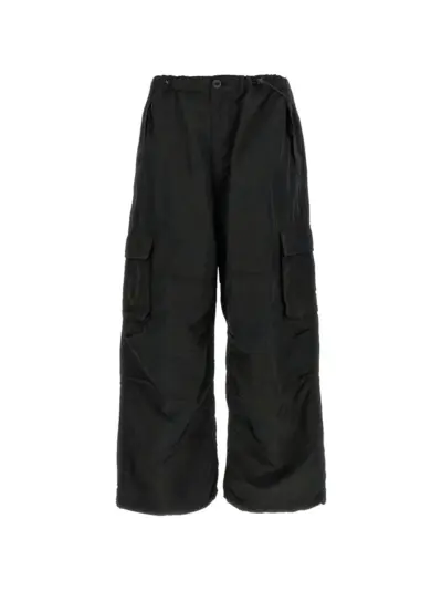 Comme des Garçons Homme elasticated-waist cargo trousers - Black