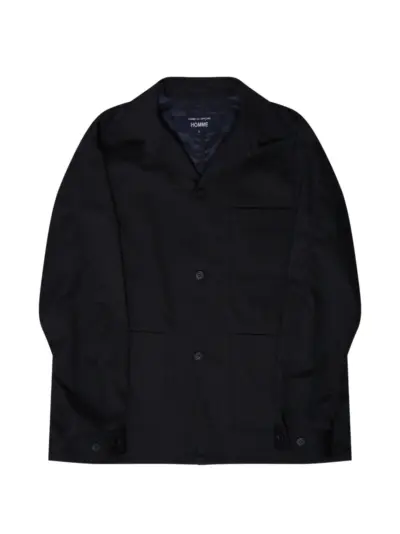 Comme des Garçons Homme notched-lapel patch-pocket jacket - Black