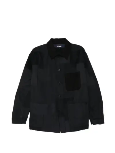 Comme des Garçons Homme patchwork cotton jacket - Black