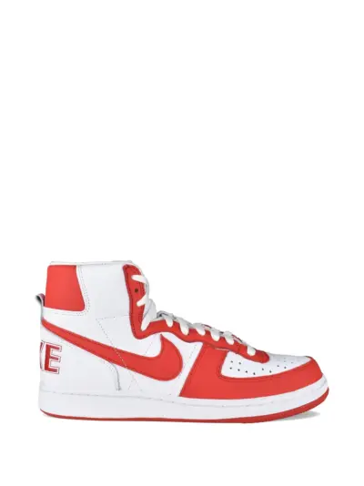 Comme des Garçons Homme x Nike high-top swoosh sneakers - White