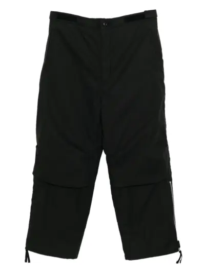 Comme des Garçons Homme zip-hem trousers - Black
