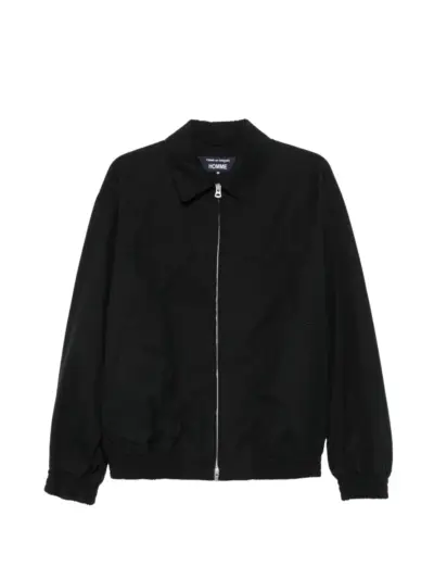Comme des Garçons Homme zip-up bomber jacket - Black