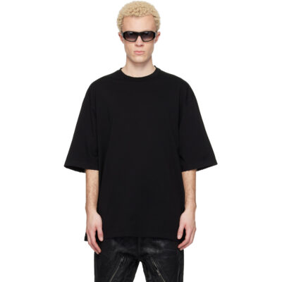 DET BLEV SENT Black Oversized T-shirt