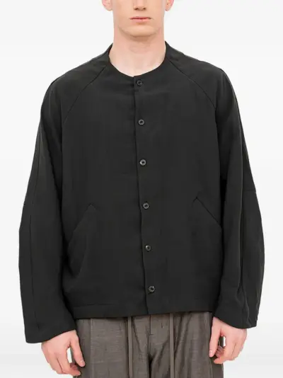 Devoa raglan-sleeve jacket - Black
