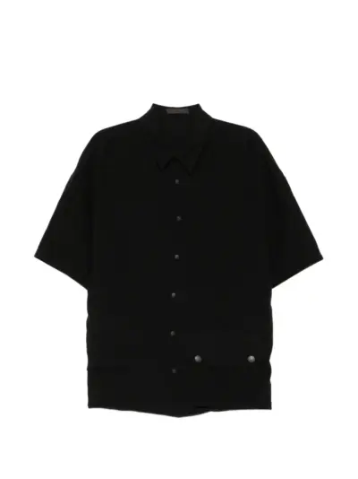 Devoa short-sleeve shirt - Black