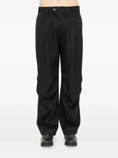 Devoa wool trousers - Black