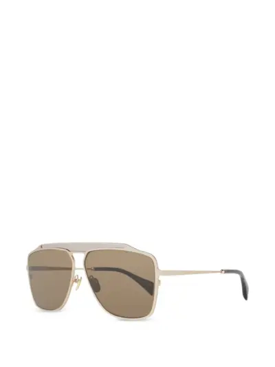 Discord Yohji Yamamoto pilot-frame sunglasses - Gold