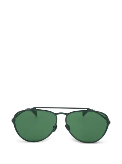 Discord Yohji Yamamoto pilot-frame sunglasses - Green