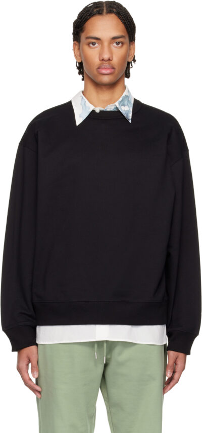 Dries Van Noten Black Oversized Sweatshirt