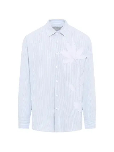 Feng Chen Wang striped shirt - Blue