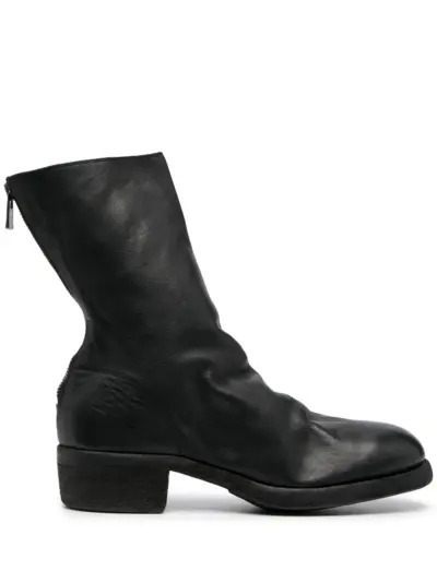 Guidi back zip boots - Black