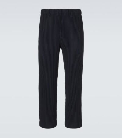 Homme PlissÃ© Issey Miyake Basics pleated straight pants