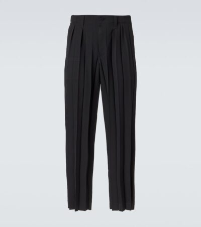 Homme PlissÃ© Issey Miyake Edge Ensemble pleated straight pants
