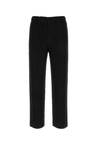 Homme Plisse' Issey Miyake Black Polyester Pant Exterior: Pantaloni - Men