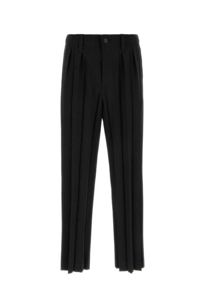 Homme Plisse' Issey Miyake Black Polyester Pant Exterior: Pantaloni - Men