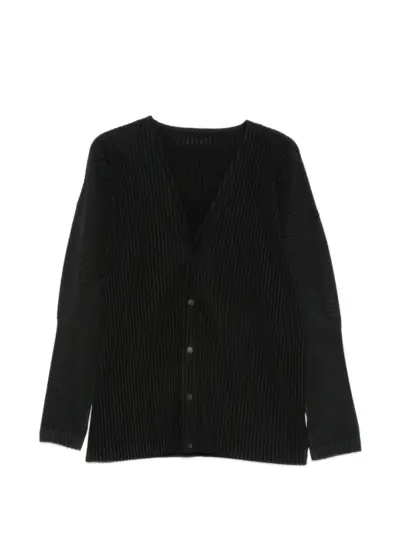 Homme Plissé Issey Miyake V-neck jacket - Black