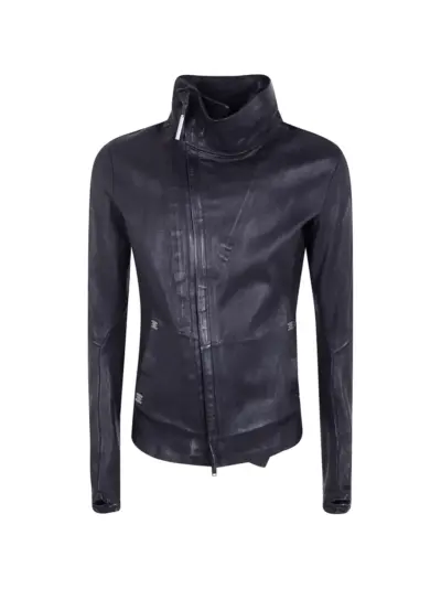 Isaac Sellam Experience Imparable high-neck leather jacket - Black