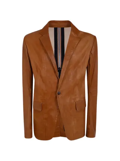 Isaac Sellam Experience Pionnier exposed-seam blazer - Brown
