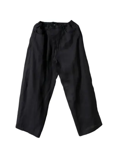 Jan Jan Van Essche sheer-twill wide-leg trousers - Black