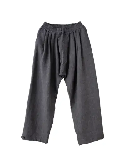 Jan Jan Van Essche striped-pattern trousers - Grey