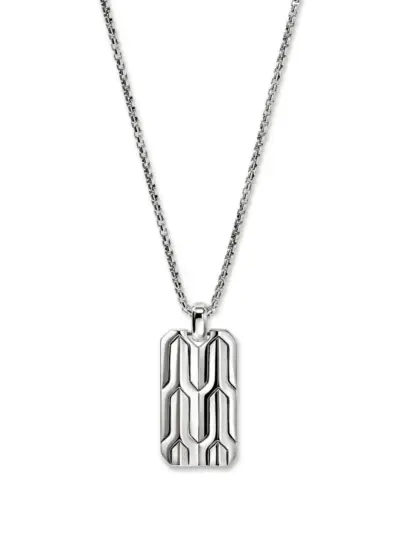 John Hardy Icon 50 Tag necklace - Silver