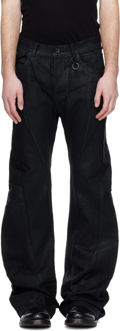 Julius Black Bending Flare Jeans