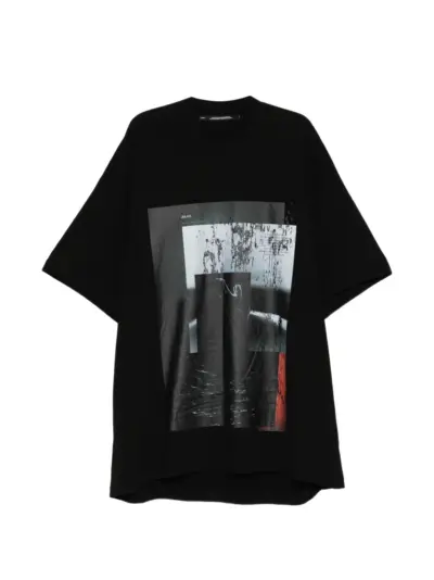 Julius Prayer super big T-shirt - Black