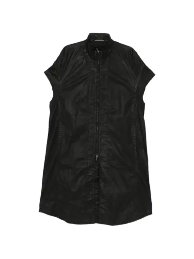 Julius creased short-sleeve jacket - Black
