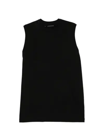 Julius crew-neck sleeveless T-shirt - Black